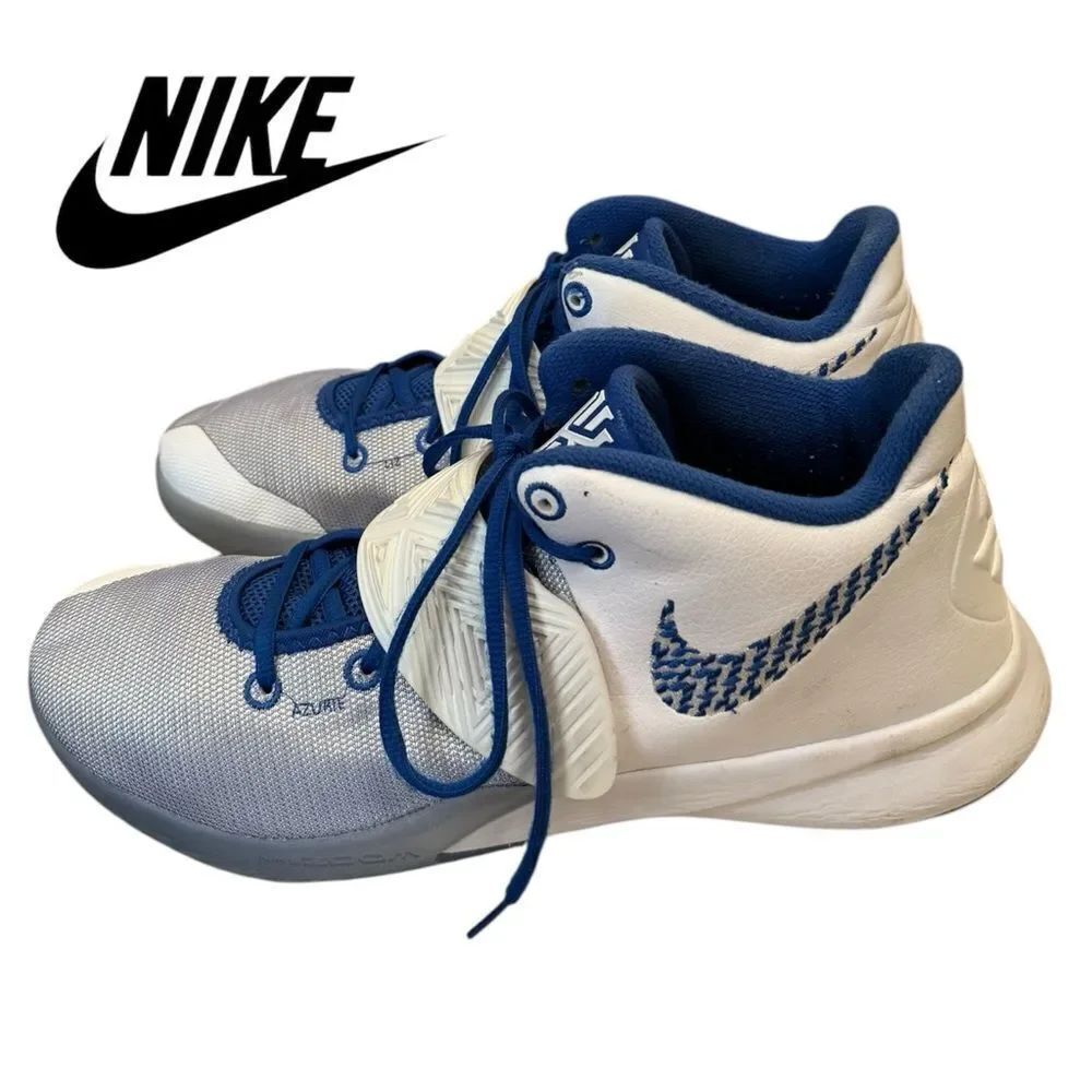 Nike Men's Kyrie Flytrap III 3 BQ3060-100 White Varsity Royal Sneakers Shoes 12